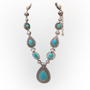 Turquoise Chico’s Necklace